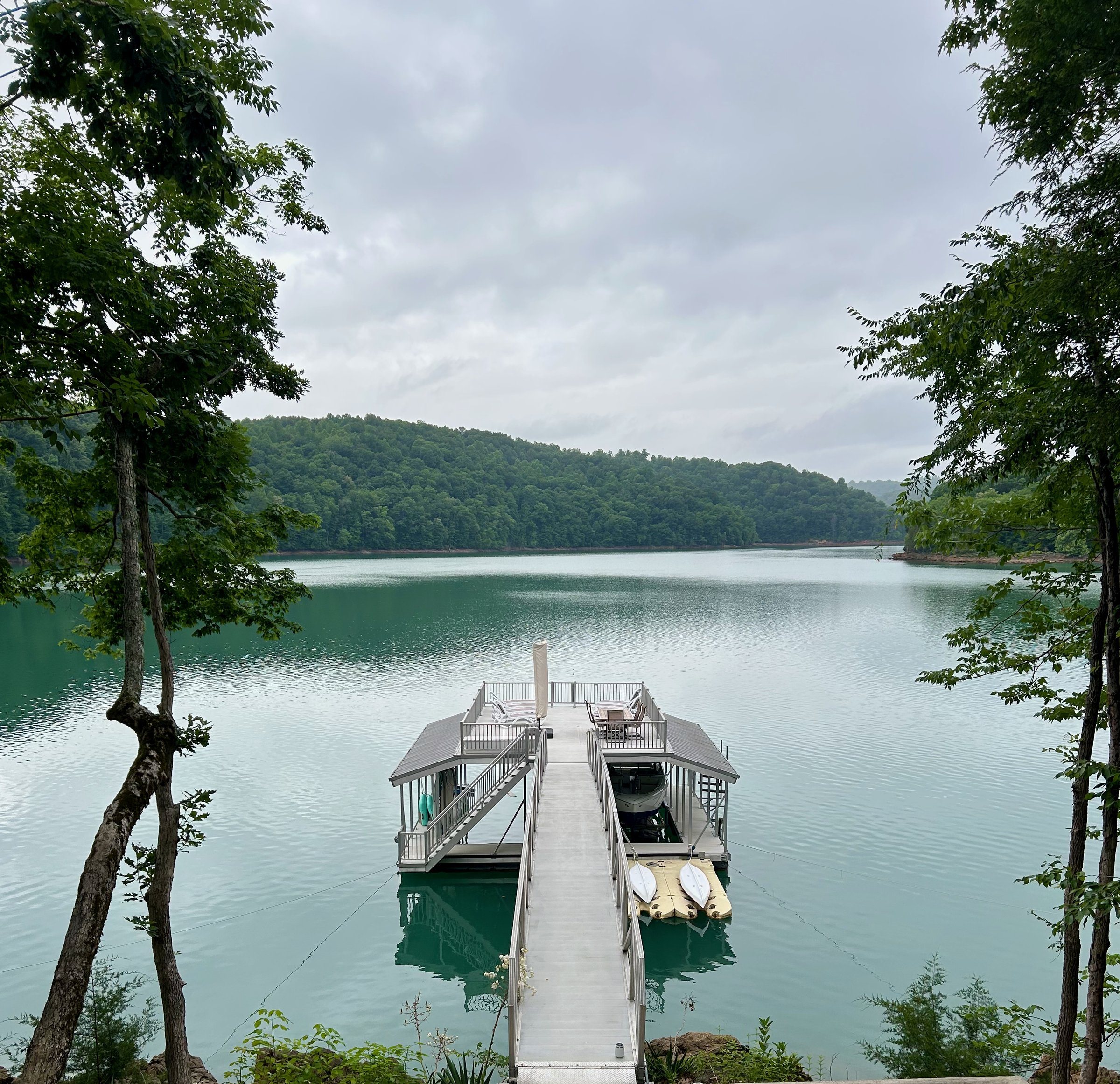 The bridge to the dock
