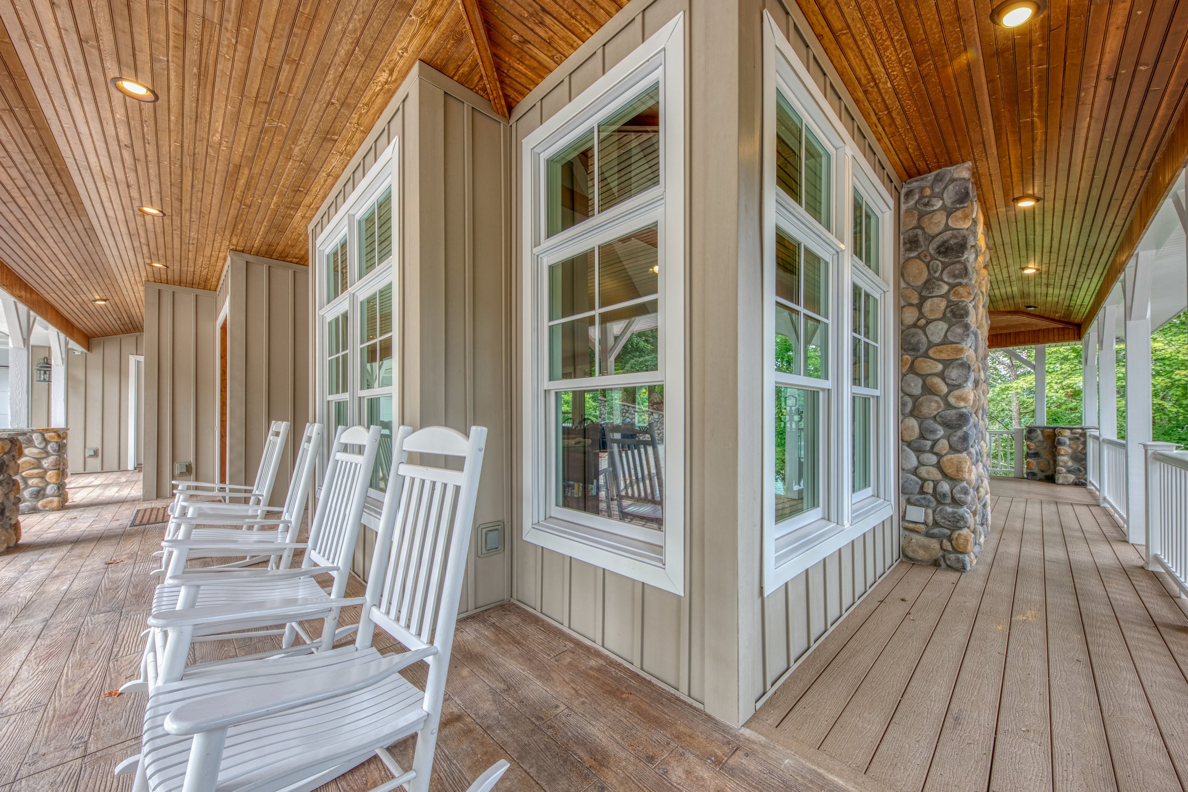 Front wraparound porch