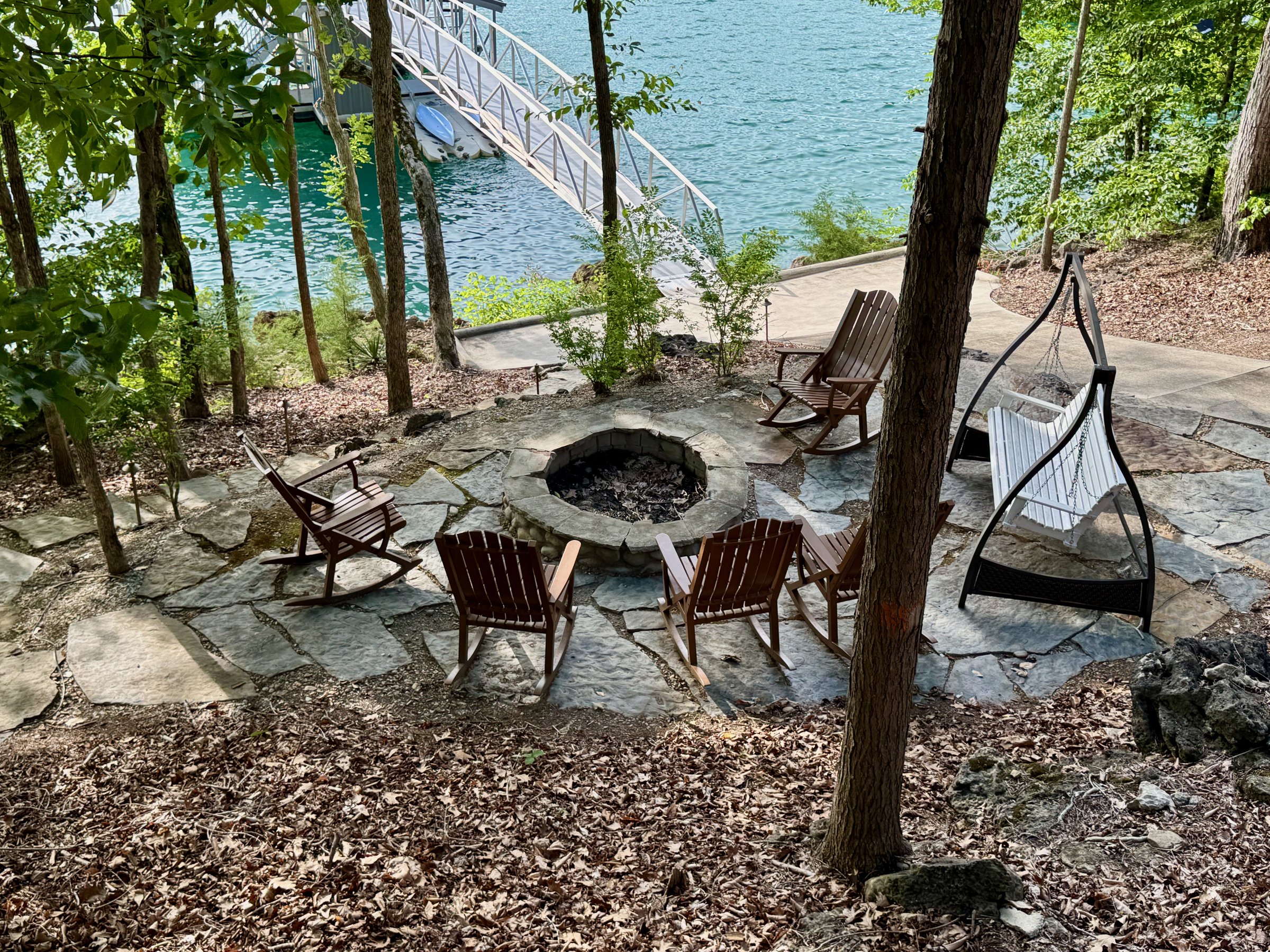 Fire pit area
