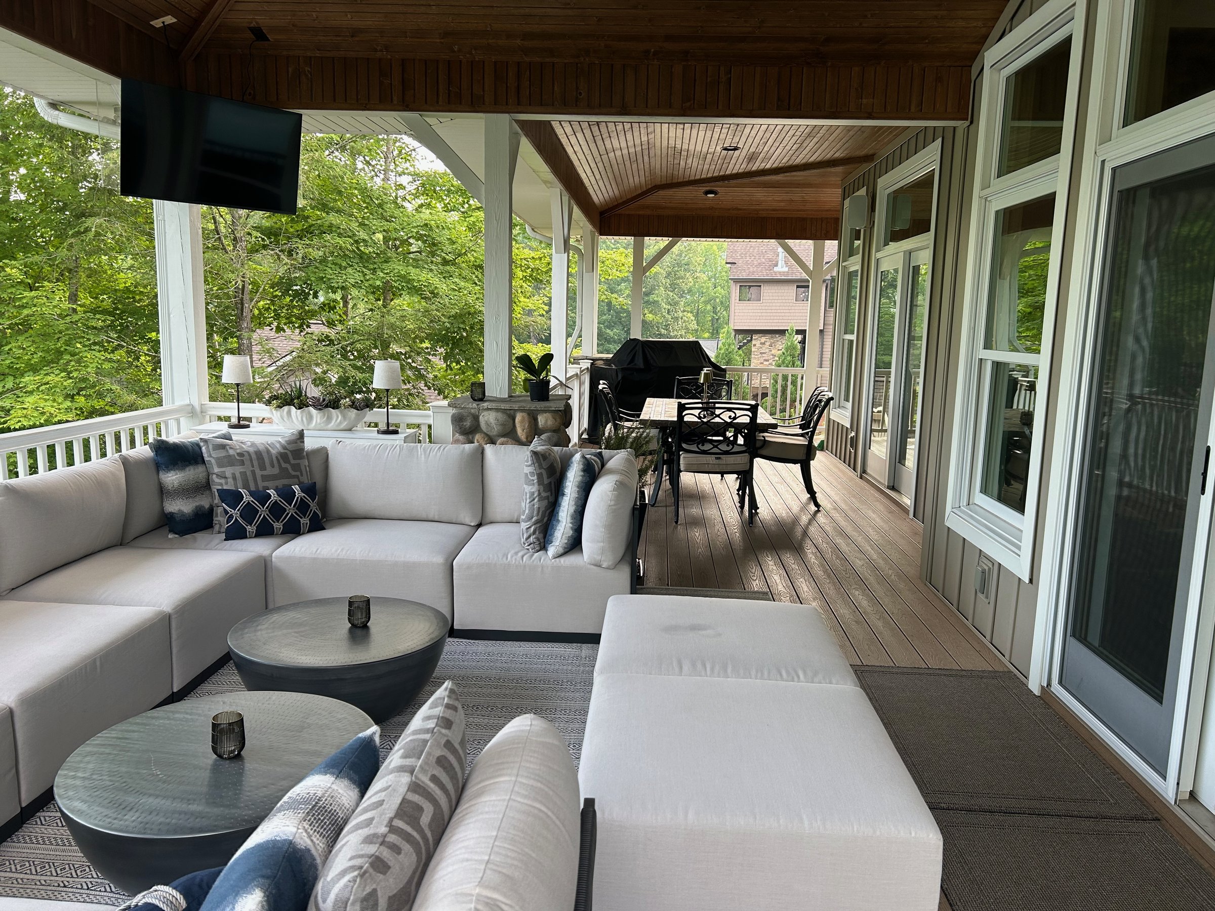A great space for relaxing with coffee